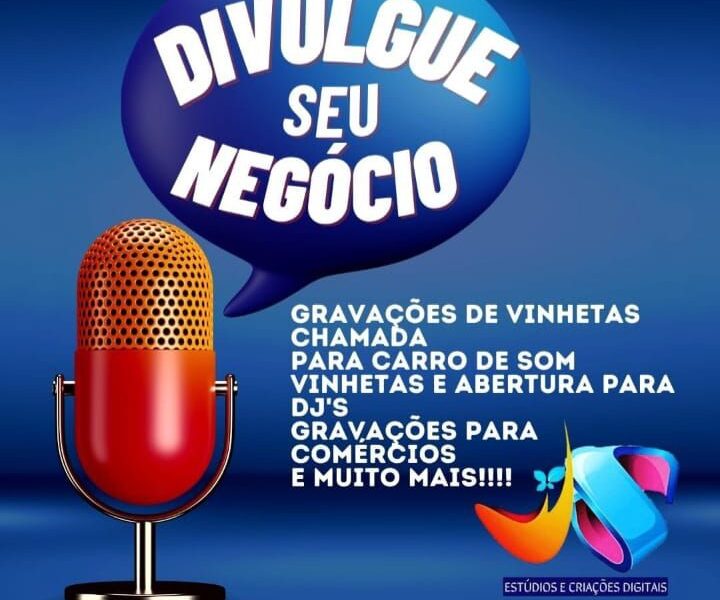 Gravação e locução de comerciais